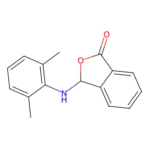 3-[(2,6-dimethylphenyl)amino]-2-benzofuran-1(3H)-one structure