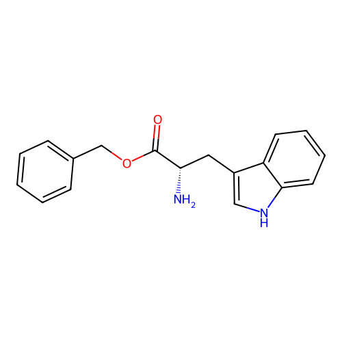 L-Tryptophan benzyl ester structure