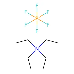 Ammonium, tetraethyl-, hexafluorophosphate(1-) structure