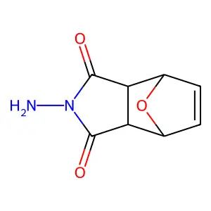 2-Amino-3a,4,7,7a-tetrahydro-1h-4,7-epoxyisoindole-1,3(2h)-dione structure