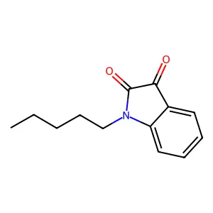 1-Pentyl-1H-indole-2,3-dione structure