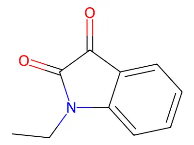 1-ethyl-1H-indole-2,3-dione structure