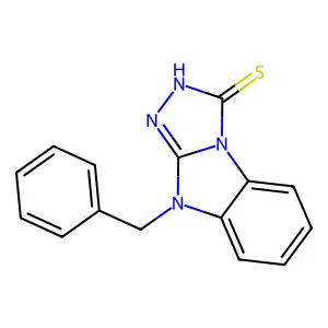 9-benzyl-9H-[1,2,4]triazolo[4,3-a]benzimidazole-3-thiol structure