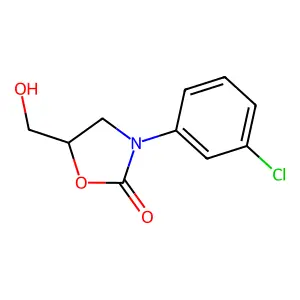 3-(3-Chlorophenyl)-5-(hydroxymethyl)-1,3-oxazolidin-2-one structure