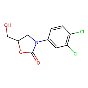 3-(3,4-Dichlorophenyl)-5-(hydroxymethyl)-2-oxazolidinone structure