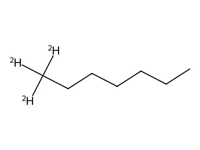 Heptane-1-d3 structure