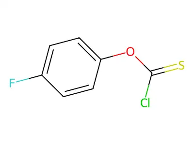 4-Fluorophenyl Chlorothionoformate structure