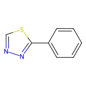 2-Phenyl-1,3,4-thiadiazole structure