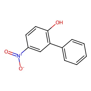 2-Biphenylol, 5-nitro- structure