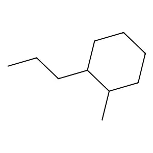 1-Methyl-2-propylcyclohexane structure