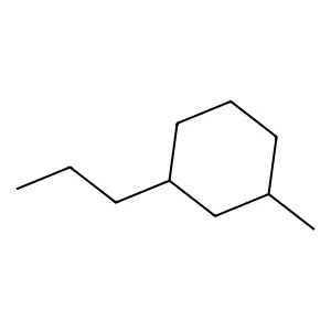 1-Methyl-3-propylcyclohexane structure
