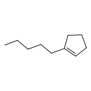 Cyclopentene, 1-pentyl- structure