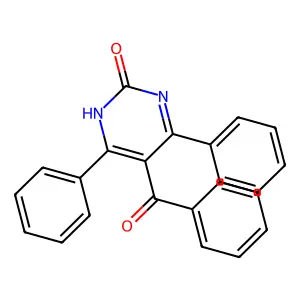 2(1H)-Pyrimidinone, 5-benzoyl-4,6-diphenyl- structure