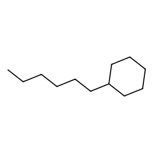 己基环己烷 structure