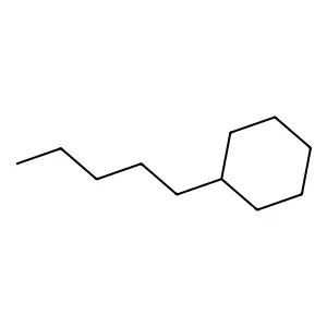 Pentylcyclohexane structure