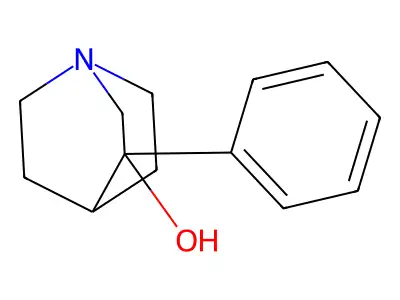 3-Phenylquinuclidin-3-ol structure