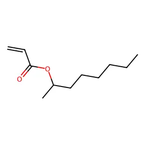 1-Methylheptyl acrylate structure