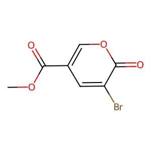 methyl 3-bromo-2-oxo-2H-pyran-5-carboxylate structure