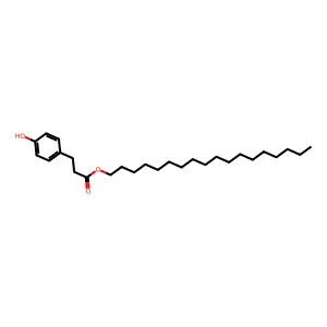 Octadecyl 3-(4-hydroxyphenyl)propanoate structure