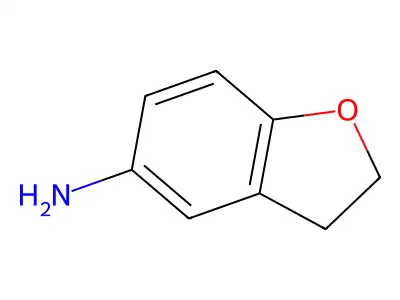 2,3-Dihydro-1-benzofuran-5-amine structure