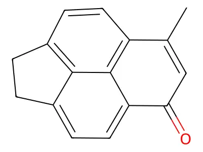 1,2-Dihydro-7-methyl-5H-cyclopenta[cd]phenalen-5-one structure