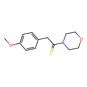 2-(4-Methoxyphenyl)-1-(morpholin-4-yl)ethane-1-thione structure
