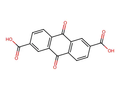 9,10-Dioxo-9,10-dihydroanthracene-2,6-dicarboxylic acid structure