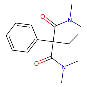 Propanediamide, 2-ethyl-N,N,N',N'-tetramethyl-2-phenyl- structure