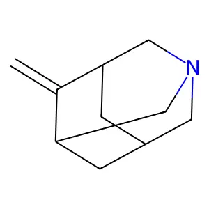 1-Azatricyclo(3.3.1.13,7)decane, 4-methylene- structure
