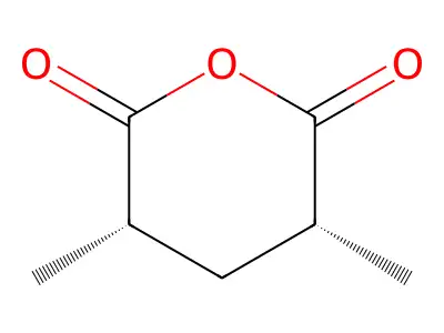 3,5-Dimethyloxane-2,6-dione structure