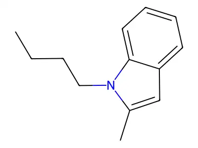 1H-Indole, 1-butyl-2-methyl- structure