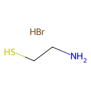 Ethanethiol, 2-amino-, hydrobromide structure