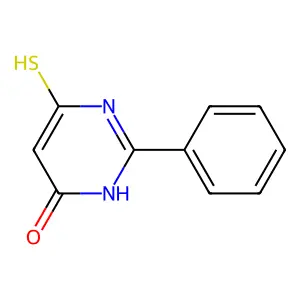 4(1H)-Pyrimidinone, 6-mercapto-2-phenyl- structure