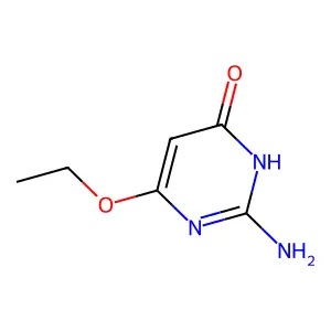 2-Amino-6-ethoxypyrimidin-4(3H)-one structure