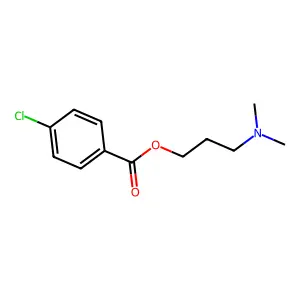 3-(Dimethylamino)propyl 4-chlorobenzoate structure