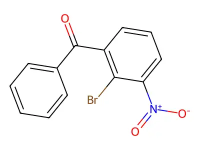 (2-Bromo-3-nitrophenyl) phenyl ketone structure