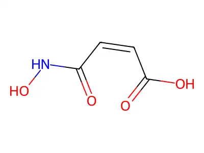 4-(Hydroxyamino)-4-oxobut-2-enoic acid structure
