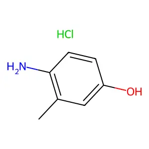 4-Amino-M-cresol hydrochloride structure