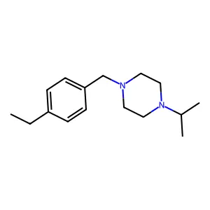 1-(4-Ethylbenzyl)-4-(propan-2-yl)piperazine structure
