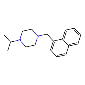 1-(Naphthalen-1-ylmethyl)-4-propan-2-ylpiperazine structure