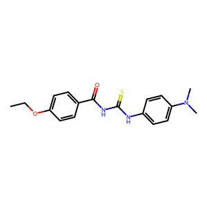 N-{[4-(dimethylamino)phenyl]carbamothioyl}-4-ethoxybenzamide structure