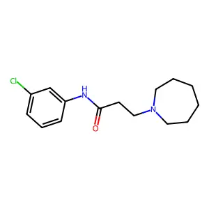 3-(氮杂环庚烷-1-基)-N-(3-氯苯基)丙酰胺 structure