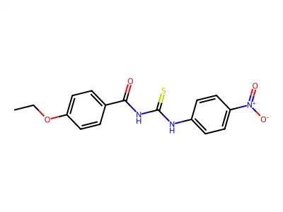 4-ethoxy-N-[(4-nitrophenyl)carbamothioyl]benzamide structure