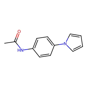 N-[4-(1H-pyrrol-1-yl)phenyl]acetamide structure