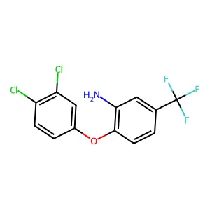 2-(3,4-Dichlorophenoxy)-5-(trifluoromethyl)phenylamine structure