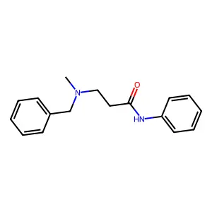3-[benzyl(methyl)amino]-N-phenylpropanamide structure