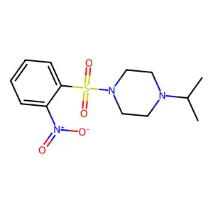 1-(2-Nitrophenyl)sulfonyl-4-propan-2-ylpiperazine structure