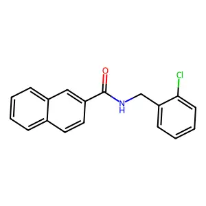 N-(2-chlorobenzyl)-2-naphthamide structure