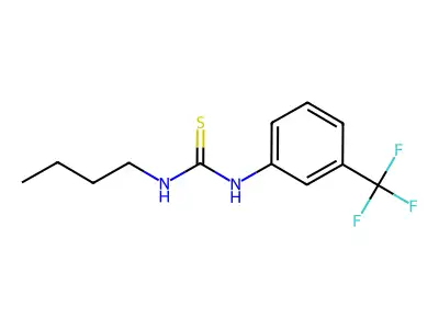 1-Butyl-3-[3-(trifluoromethyl)phenyl]thiourea structure