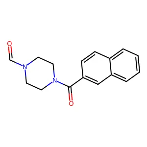 4-(Naphthalen-2-ylcarbonyl)piperazine-1-carbaldehyde structure